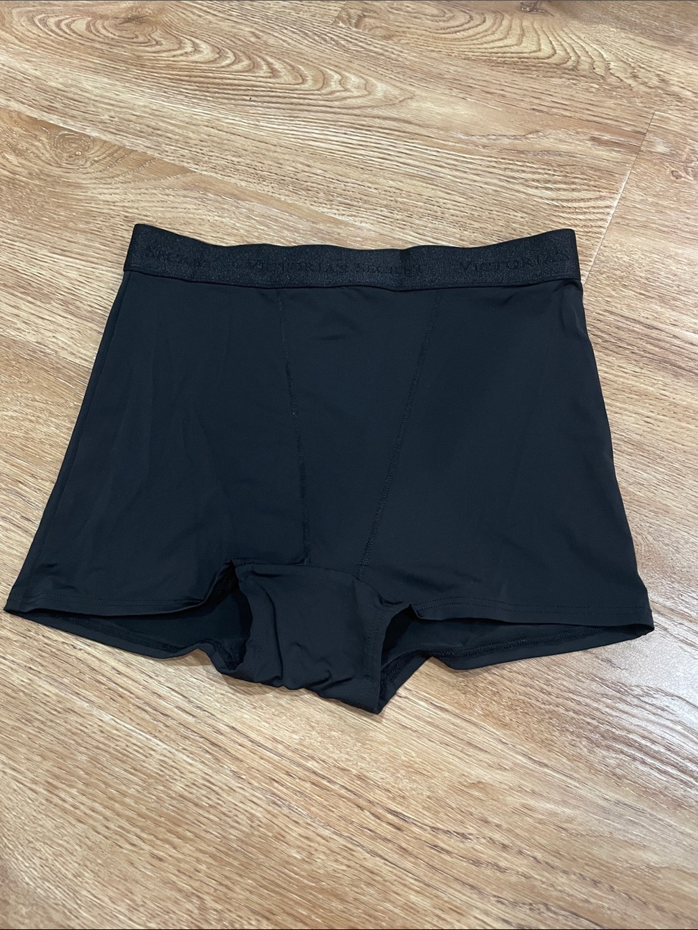 Victoria's Secret Black High-Rise Bike Shorts